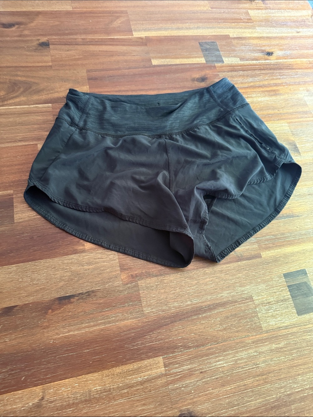 Outdoor Voices Black Athletic Running Shorts